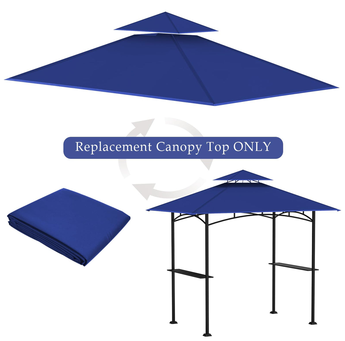 COVBOARD blue top for model L-GG001PST-F gazebo
