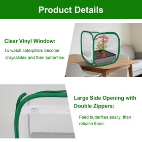Cover Geny 12x12 tabletop cage setup on a desk or shelf.