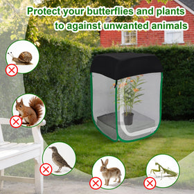 Cover Geny habitat cage collapses flat for compact storage