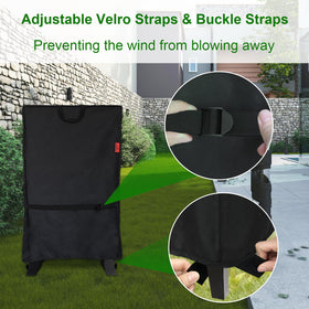 Fade-free 600D fabric protects smokers from sun fading