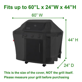 Cover Geny 60 inch grill cover keeps large grills clean