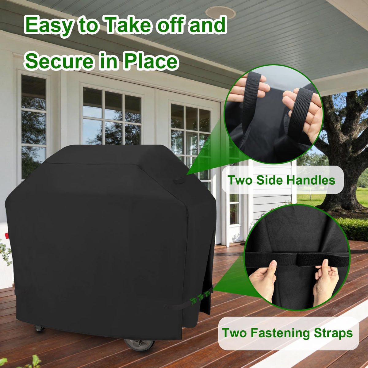 Cover Geny Weber S335 grill cover protects against rain and sun