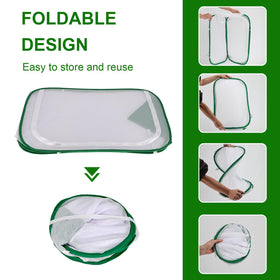Cover Geny collapsible design folds flat for compact storage and transport.
