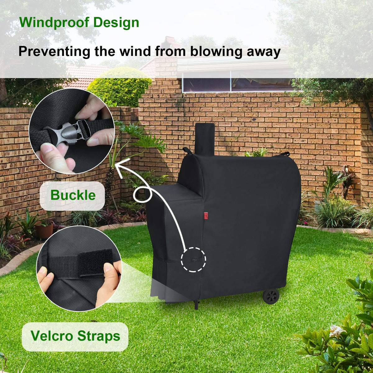 Cover Geny CC1830 breathable back design reduces moisture.