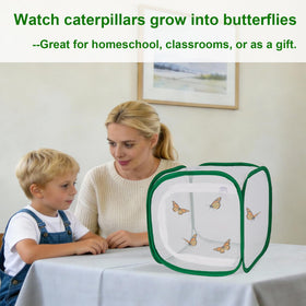 Cover Geny side zipper enables gentle feeding and release from the habitat.