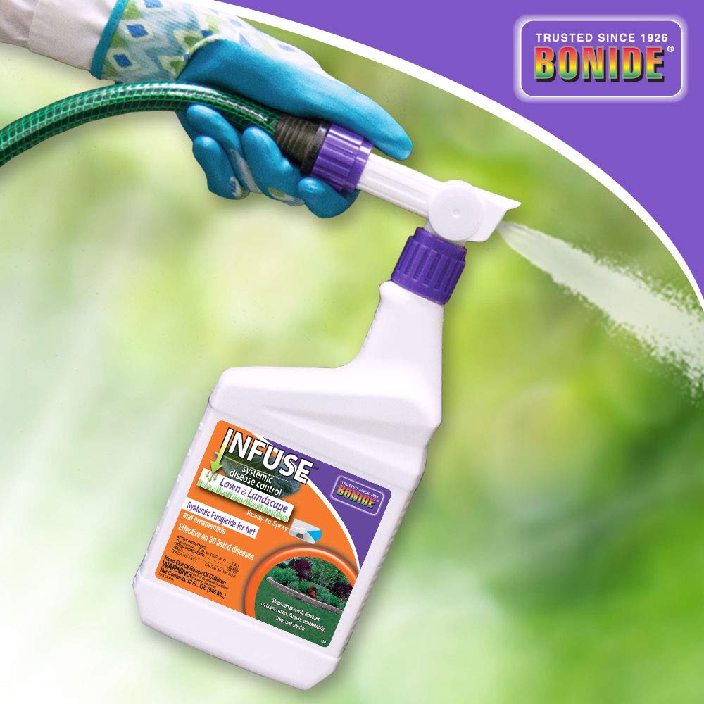 Coverage up to 3,200 sq ft when applying Infuse to turf and landscape.