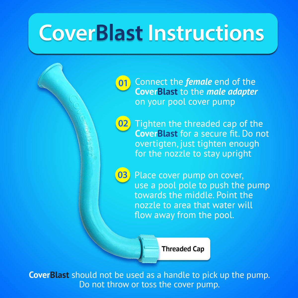 Compatible with various pool cover pumps for quick replacement.