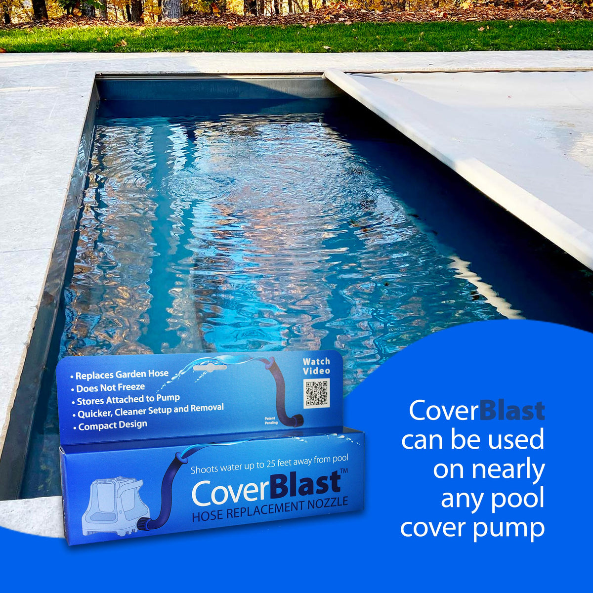 CoverBlast hose alternative reduces clutter and minimizes trip hazards.