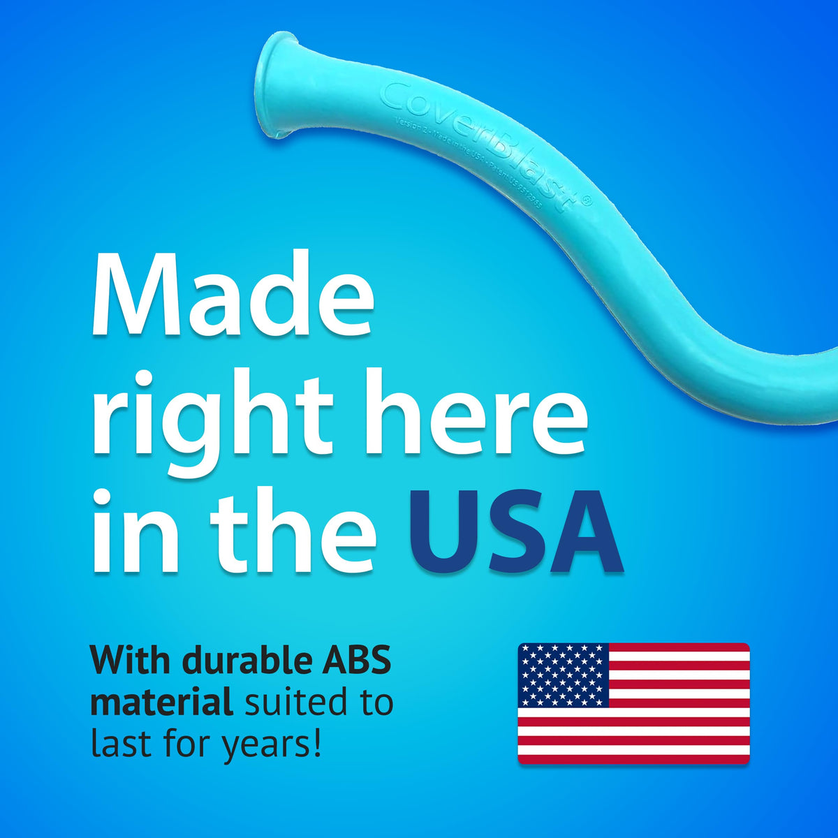 CoverBlast installed on a pool pump for easy, hose-free operation.