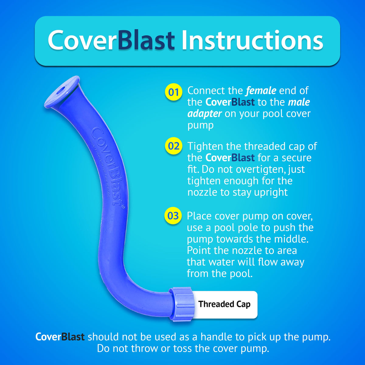 CoverBlast setup supports safer, cleaner poolside experiences.
