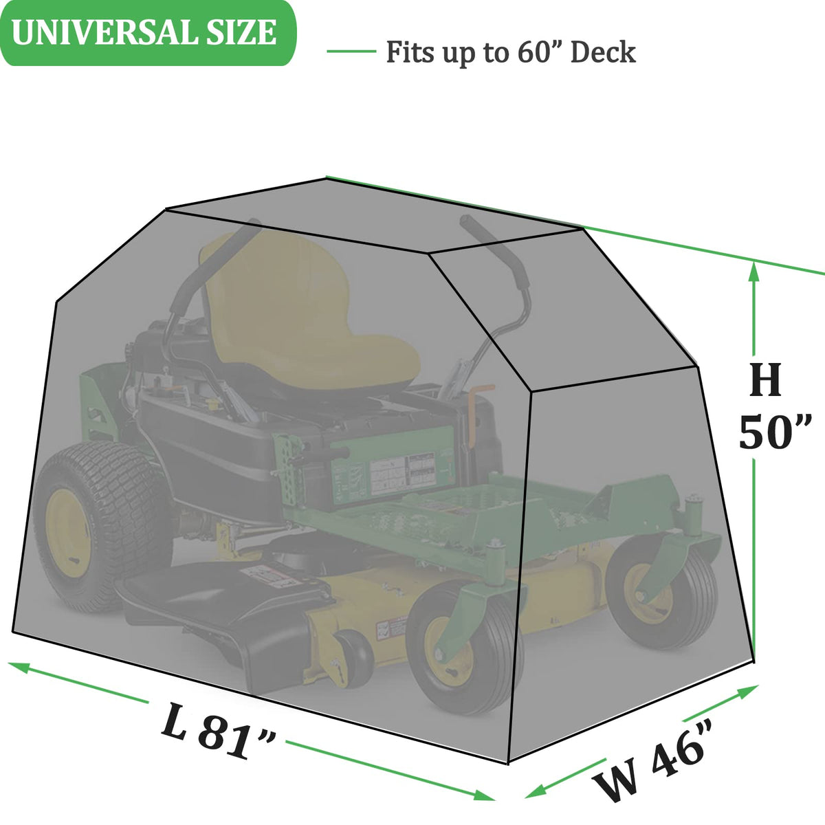 420D PU-coated Oxford fabric provides durable weather resistance