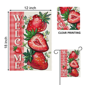 Covido double-sided garden flag with readable text from both sides for versatile yard decor.