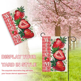 Covido 12x18 garden flag outdoors-ready, weatherproof for seasonal porch or patio display.