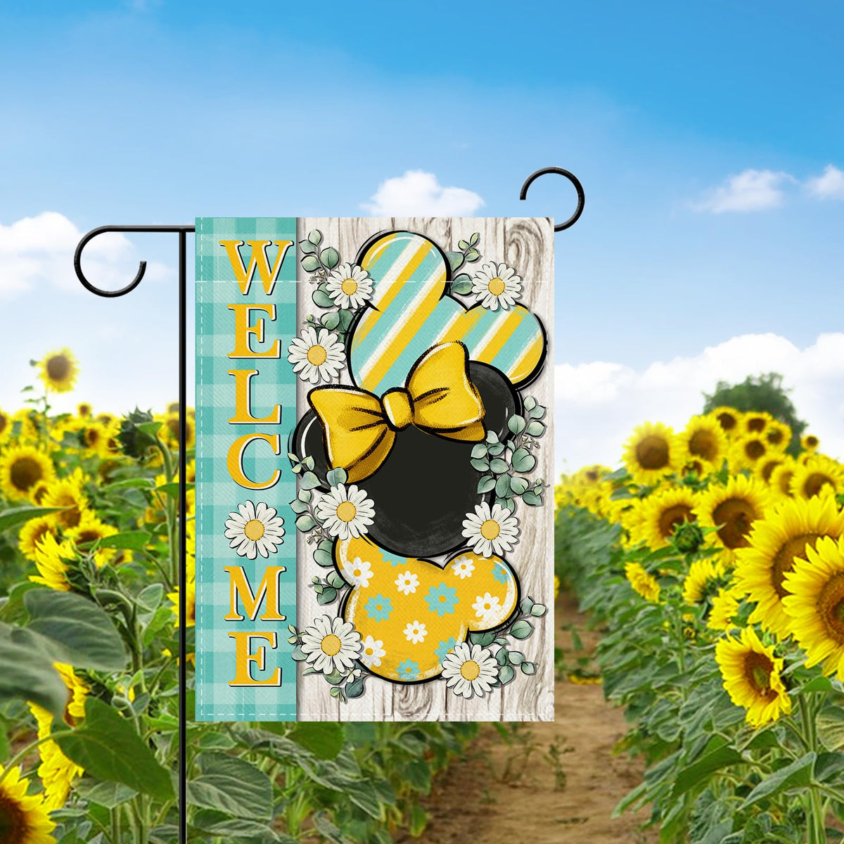 Covido outdoor yard decor flag swaps easily with Covido hardware