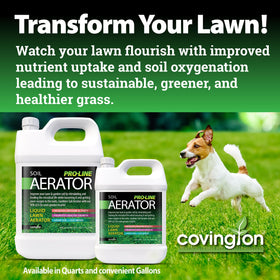 Covington Naturals PRO-LINE on clay soil visual demonstrating relief from compaction.