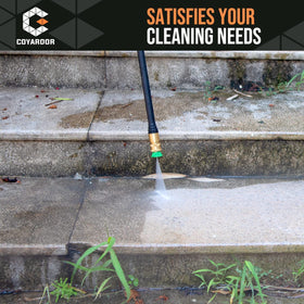 Coyardor quick-connect wand simplifies switching between spray patterns in seconds.
