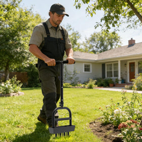 COZEER aerator in use with 37-41 inch length for easy handling