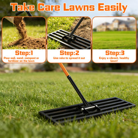 COZEER rake easy to assemble for quick setup before use.