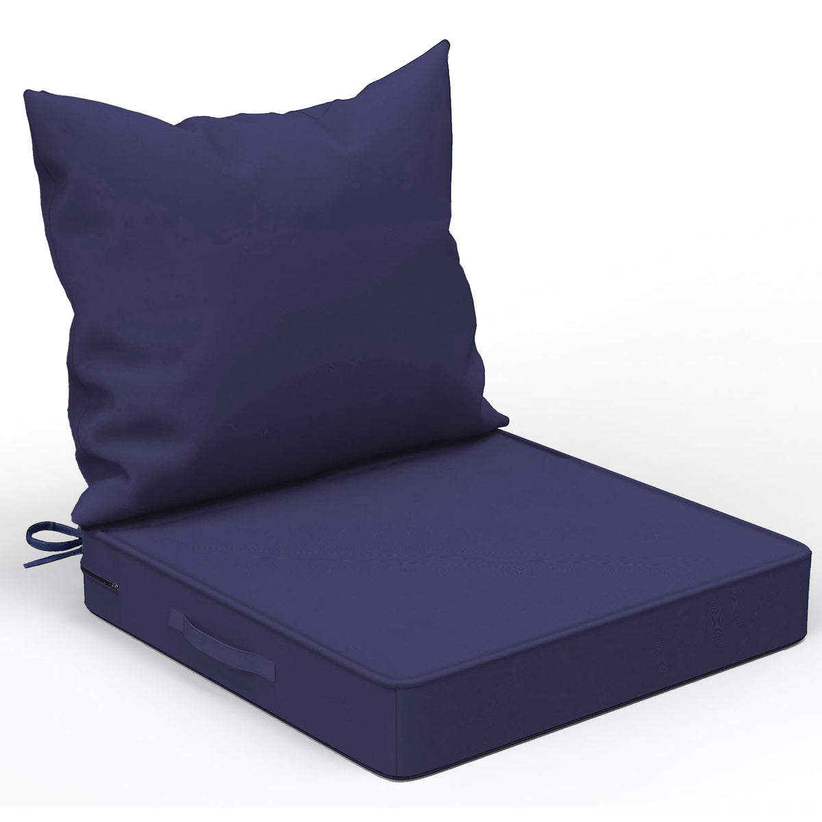 COZEER patio chair cushions 24x24 front view for comfortable outdoor seating and support.