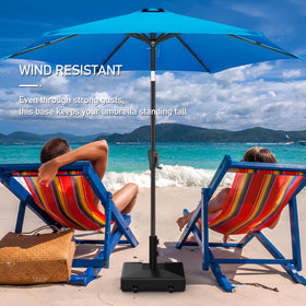 COZEER umbrella base handle for smooth repositioning of the stand.