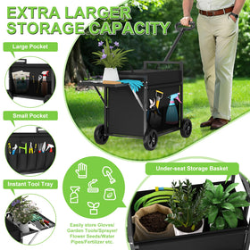 COZEER side storage bags keep gloves and pruners within reach