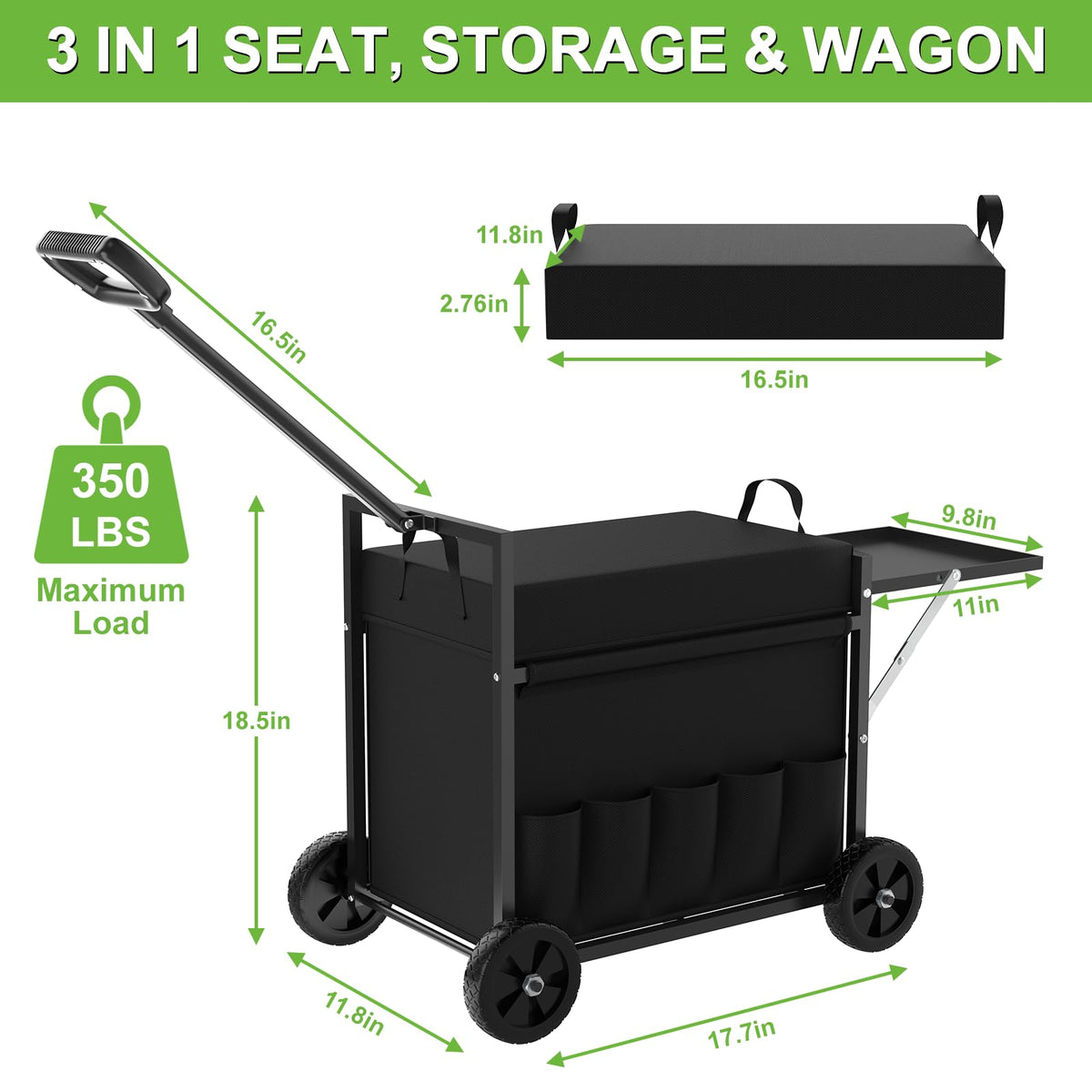COZEER sturdy all-metal frame supports up to 400 pounds