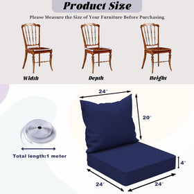 COZEER outdoor cushions ideal for gardens, balconies, poolsides, and porches.