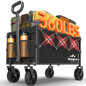 COZEER wagon foldable compact storage for easy everyday hauling and travel.