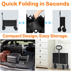 COZEER wagon weighs 11 pounds, enabling portable and easy transportation.