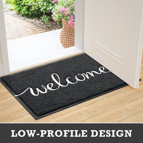 CozyBounty door mat handles high-traffic entrances with durability.