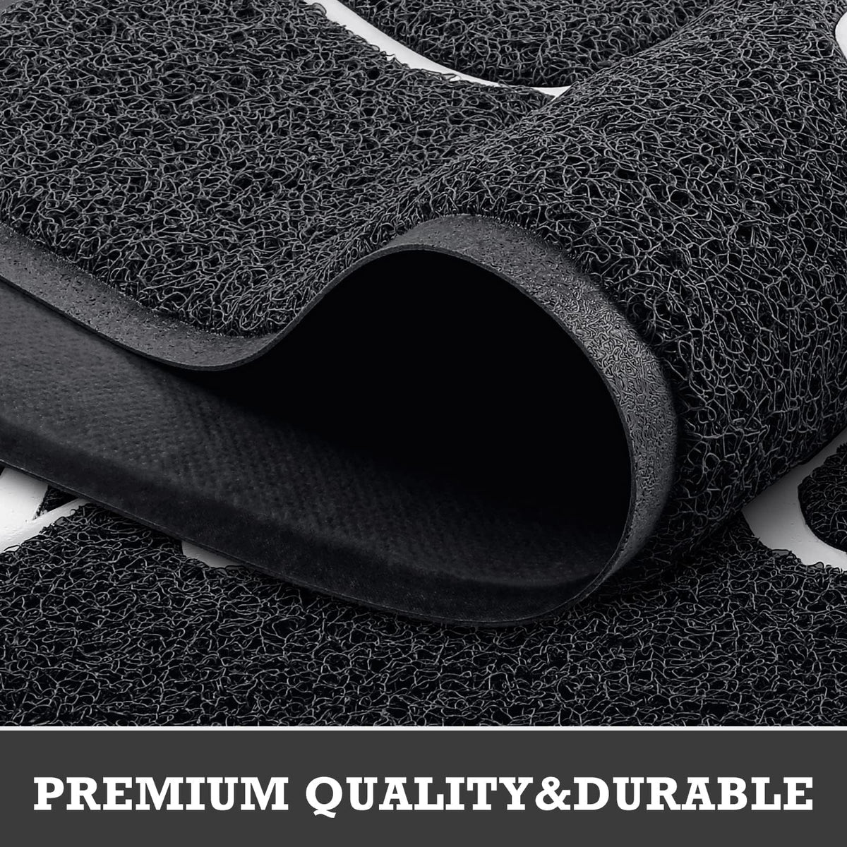 CozyBounty Easy Clean Entry Rug: versatile for patios, garages, and entryways.