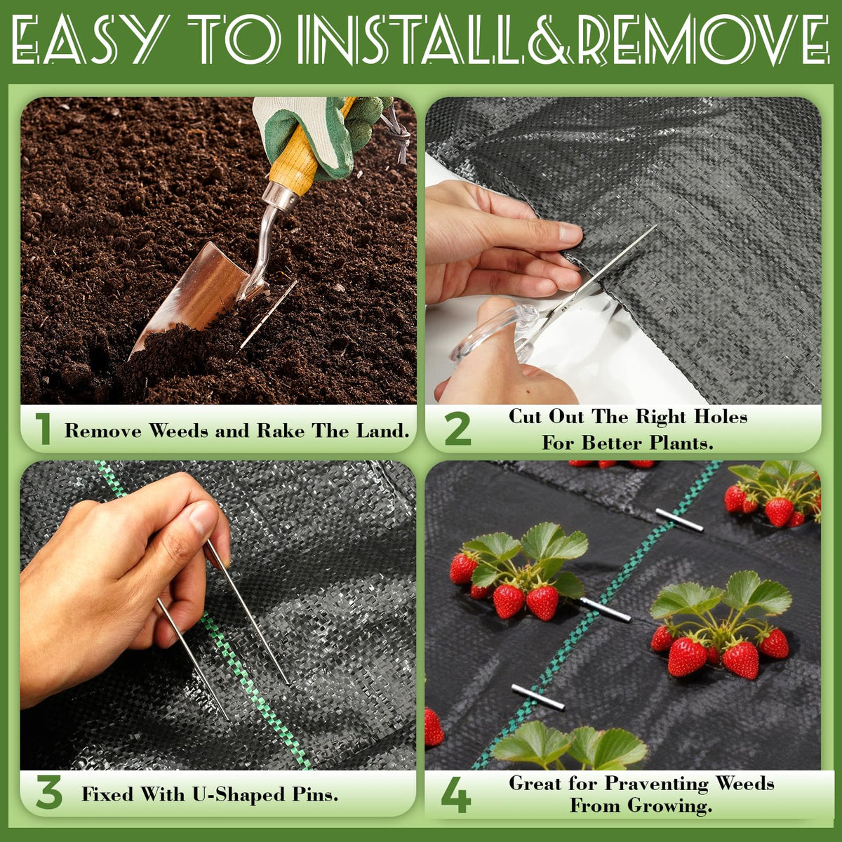 COZYDIG breathable UV-resistant barrier allows roots to breathe and drains evenly