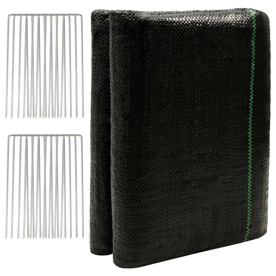 COZYDIG weed barrier fabric 4x50ft protecting garden beds while promoting air and water flow