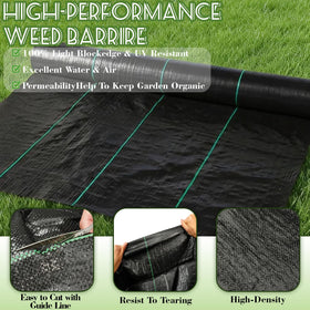 COZYDIG weed barrier suits gardens, lawns, beds, pathways, and construction sites