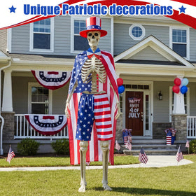 Cozypower 12 ft skeleton outfit shorts add color and movement to your yard.