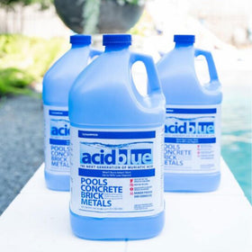 CPDI Champion Acid Blue pool care solution included in kit