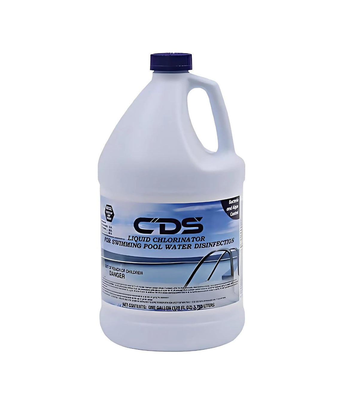 CPDI Champion Pool Shock 1 Gal bottle for commercial pool maintenance, fast-acting sanitization