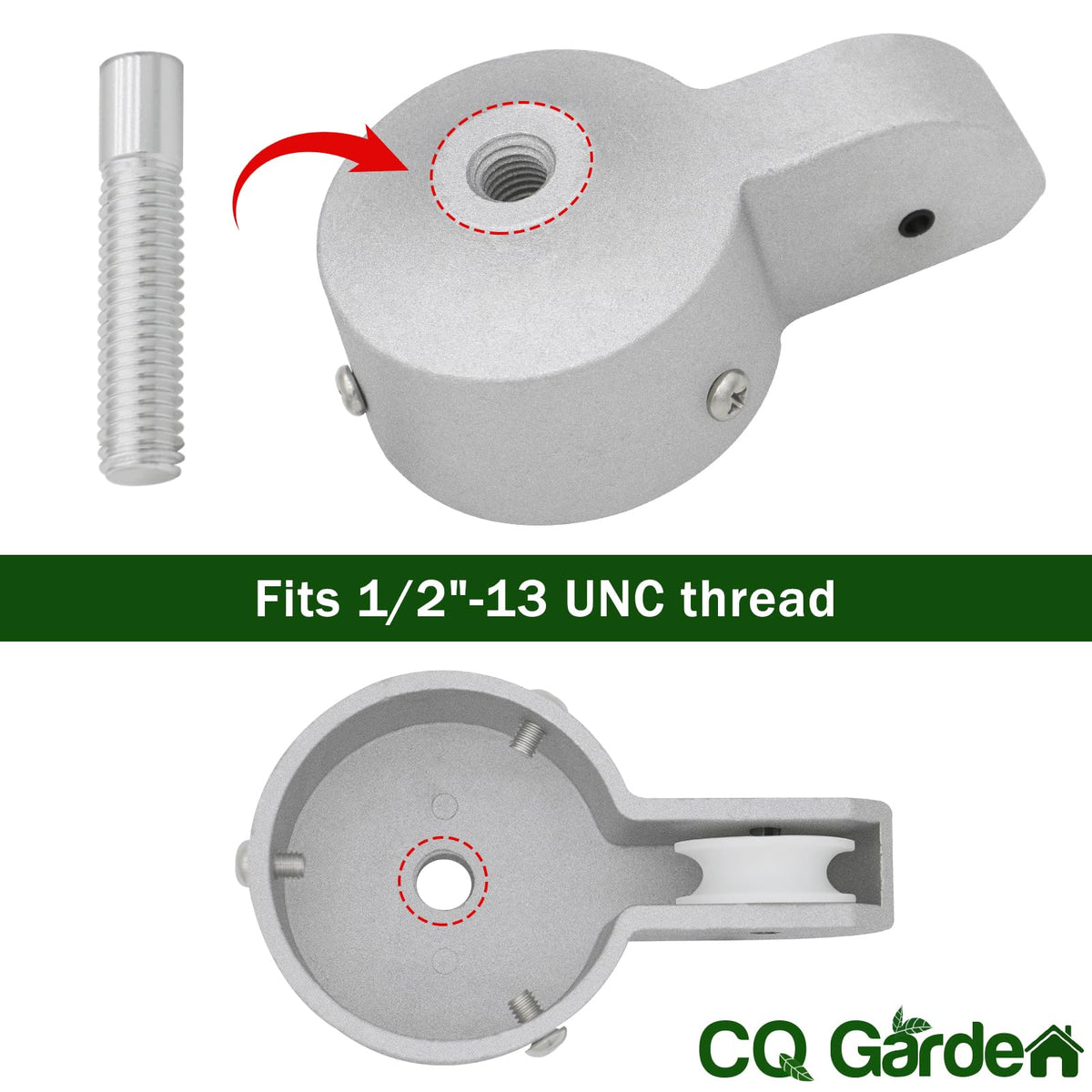 CQ Garden aluminum flag pole truck with rust resistance.