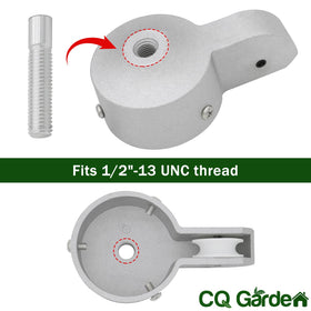CQ Garden aluminum flag pole truck with rust resistance.