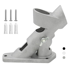 CQ Garden outdoor flag pole holder fits 1.2–1.3 inch poles with durable aluminum construction.