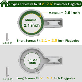 CQ Garden universal thread compatibility for 1/2-13 UNC accessories.