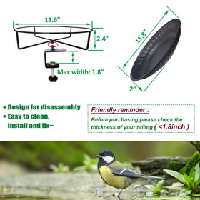 CQAIRIOU humane-design removable tray makes cleaning quick and simple