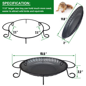 CQAIRIOU stainless steel seed tray closeup showing rust-proof durability