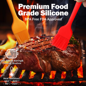Craebuer heat-resistant basting brush designed for high-temp grilling