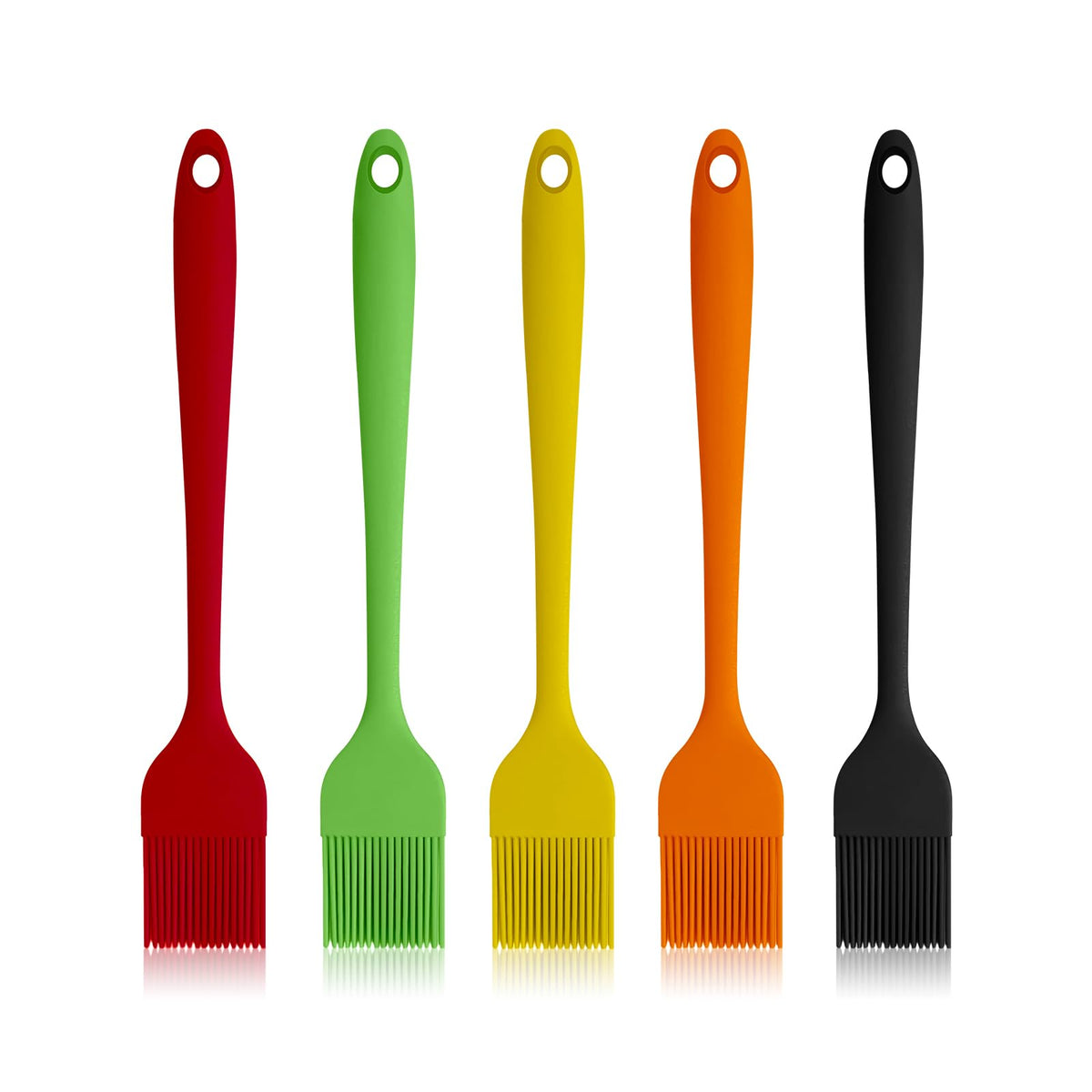 Craebuer silicone basting brush set ready for glaze applications