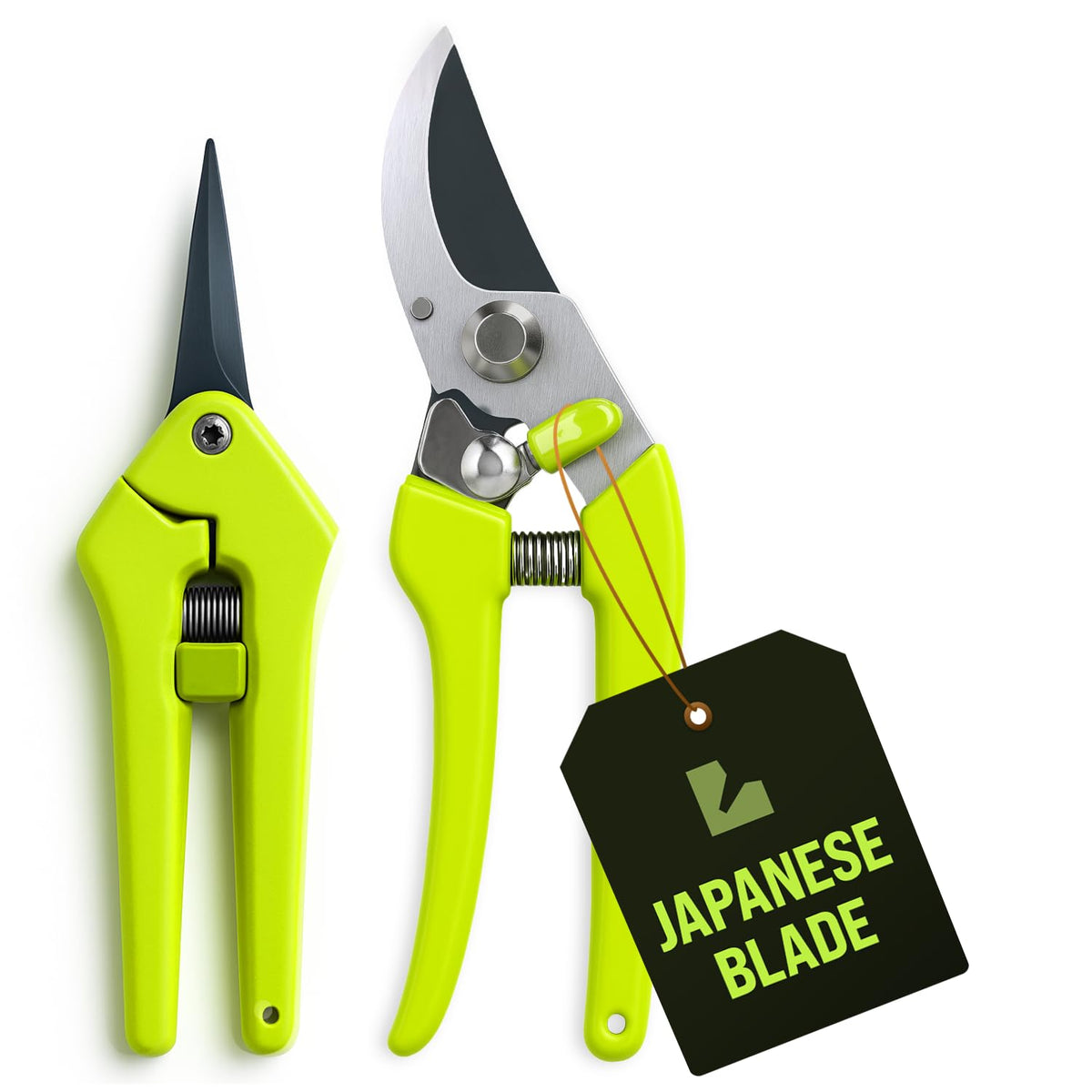 Craft911 2 pack pruning scissors with dual cutting blades for versatile gardening tasks