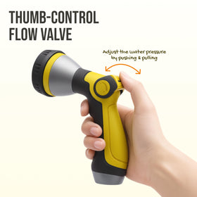 Craft911 ergonomic non-slip grip nozzle boosts control even when hands are wet.