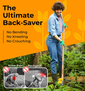 Craft911 foot-leverage design makes weed removal fast and simple