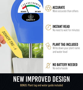 Craft911 GROWIT hydrometer close-up shows quick moisture reading