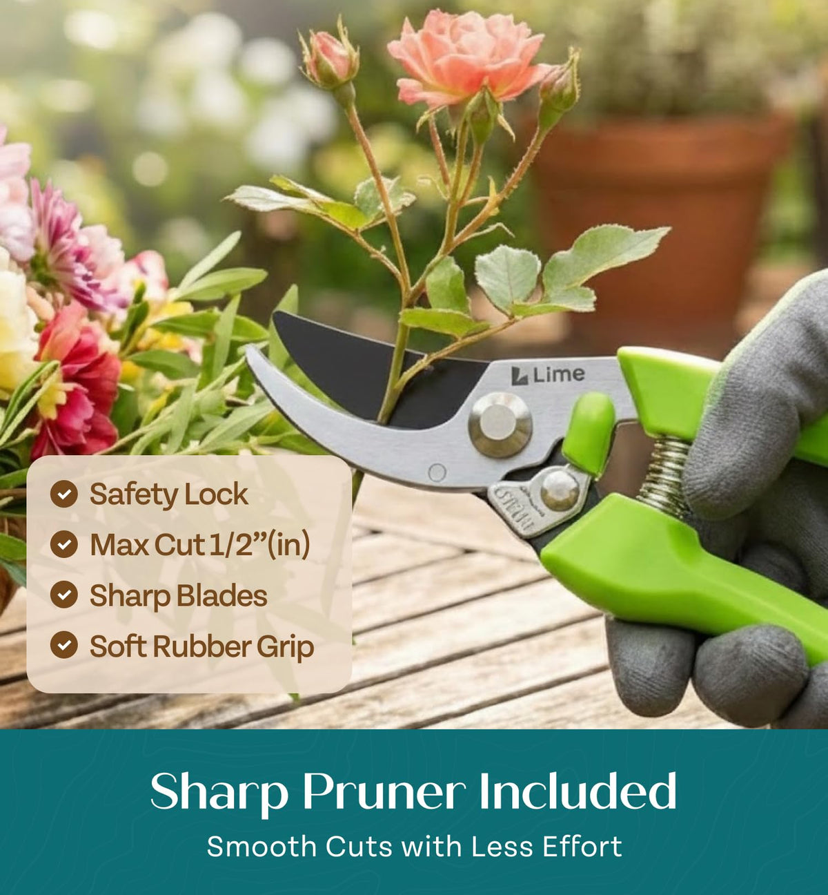Craft911 pruner for clean cuts and healthy growth